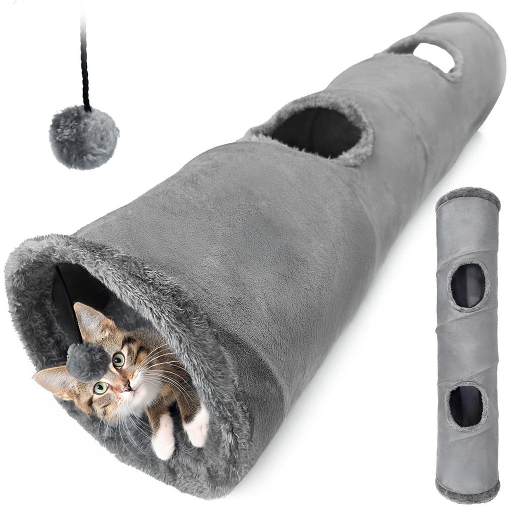 Kattentunnel, interactief 2-in-1 speeltje, SUBWAY, 120 x 25 Productafbeelding 