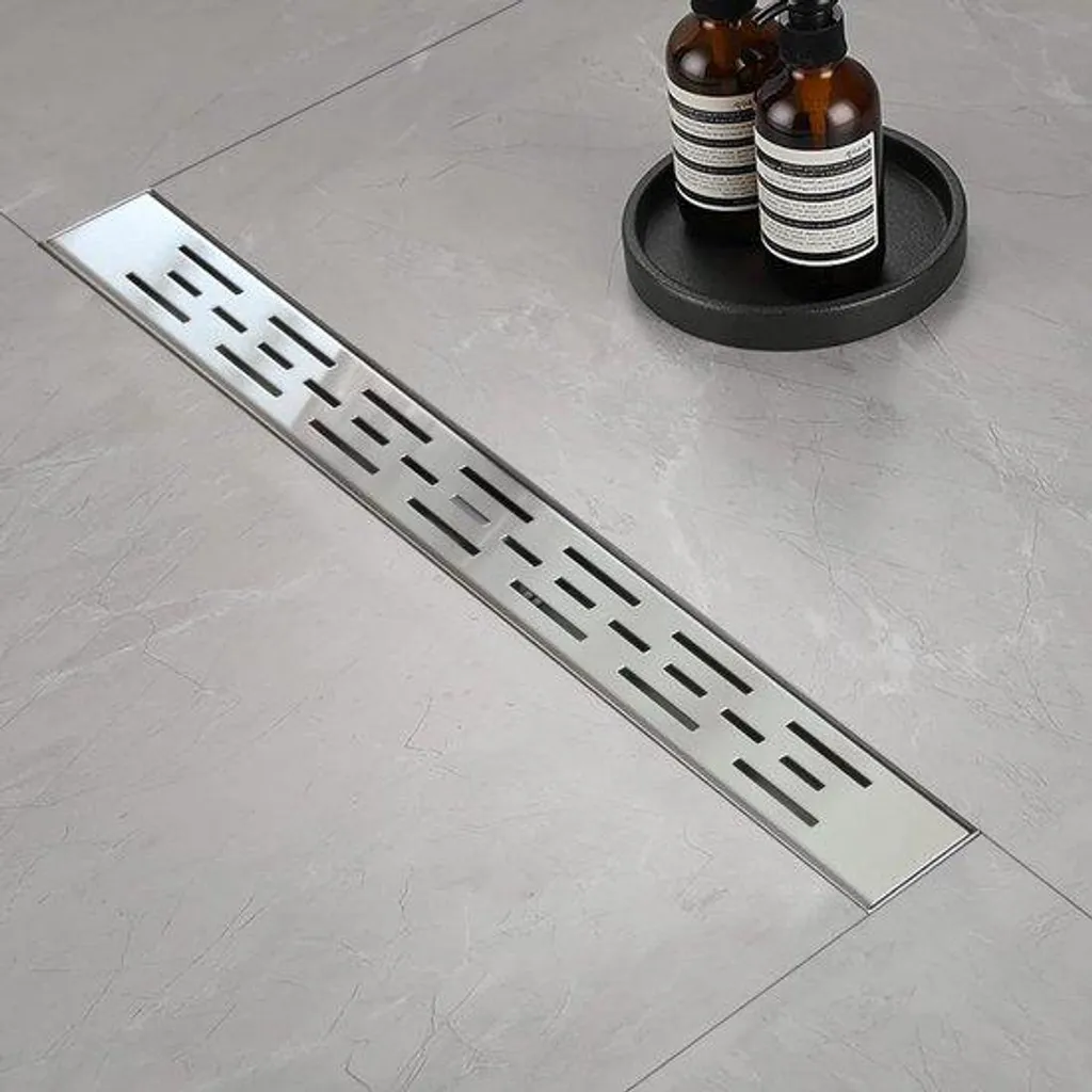 Caniveau de douche pour installation italienne 70 cm en inox brossé