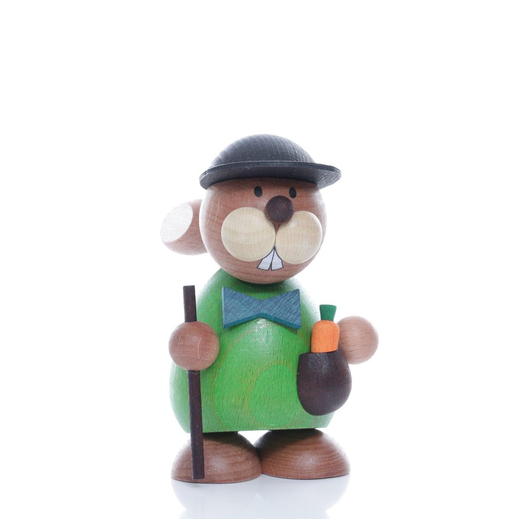 Osterartikel Osterhase Wanderer HxB 9,5x5,5cm NEU Produktbild 