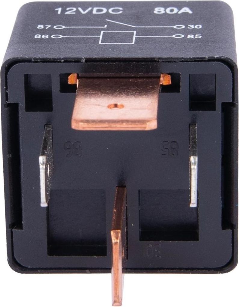 Anlasserrelais 12V, widerstandsfähig & universell für Fahrzeuge, einfache Installation