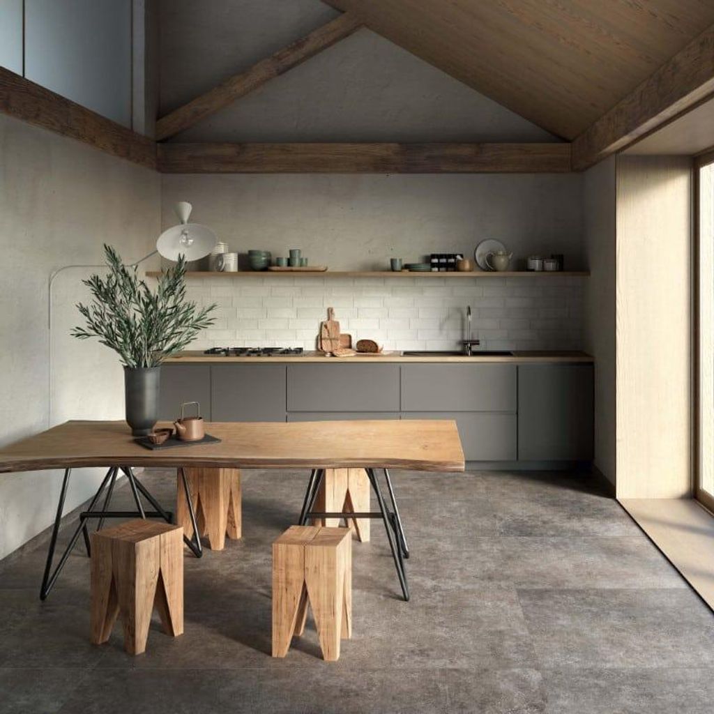 Fliesen Steinoptik Grau 90x90 cm CASA39 Casalgrande Padana Nature