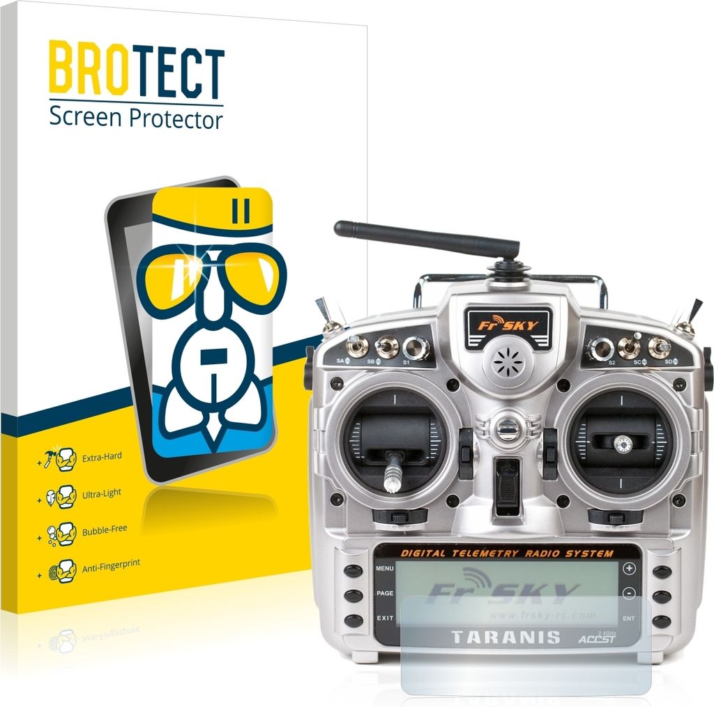 BROTECT Schutzglas für FrSky Taranis X9D Schutzfolie Panzer Folie Glas Display Schutz klar