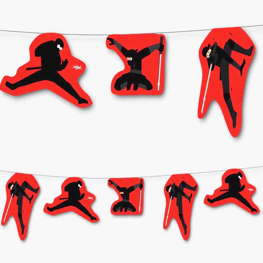 Ninja Party Girlande 3,5m