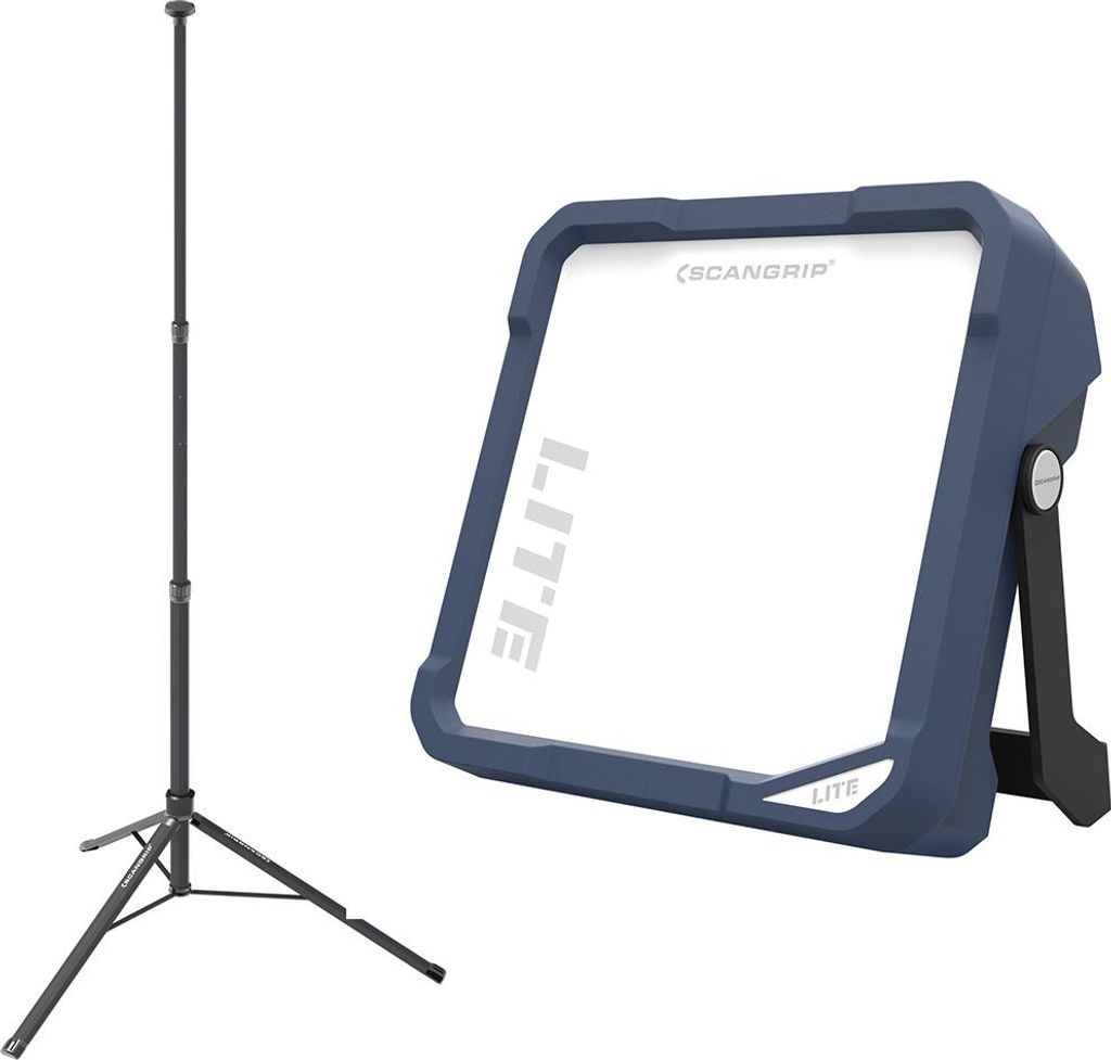 Scangrip Beleuchtungsset: LED-Lampe + 2m Stativ