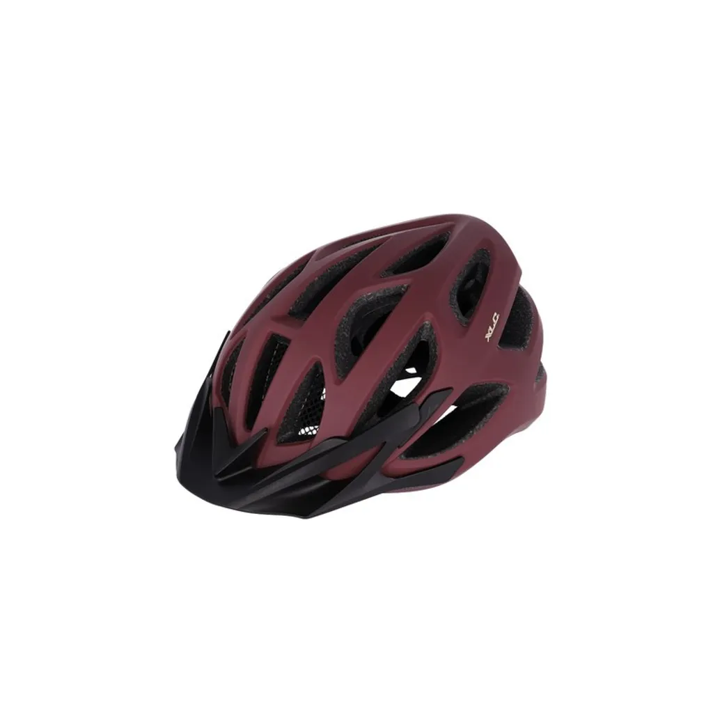 Casque de vélo rouge foncé XLC City BH-C33 idéal pour le vélotaf quotidien