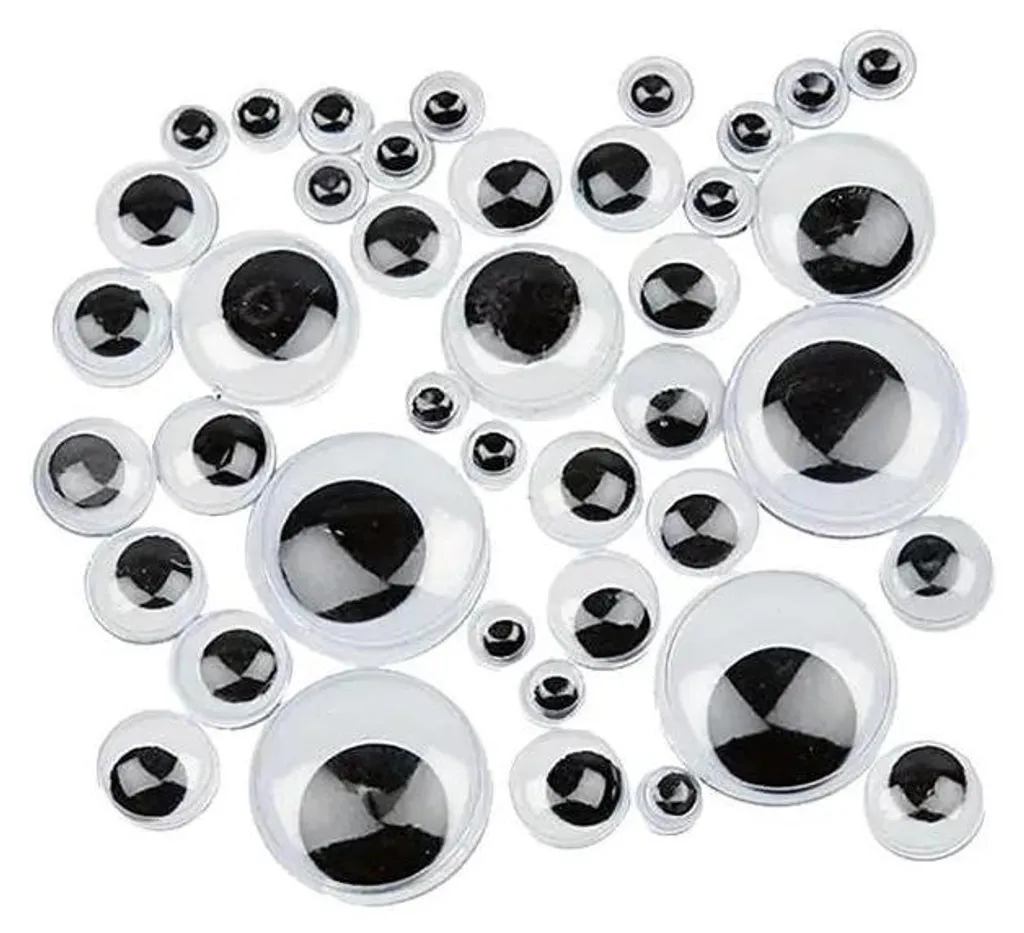 Yeux mobiles autocollants 6 mm ronds : finie la colle pour vos DIY