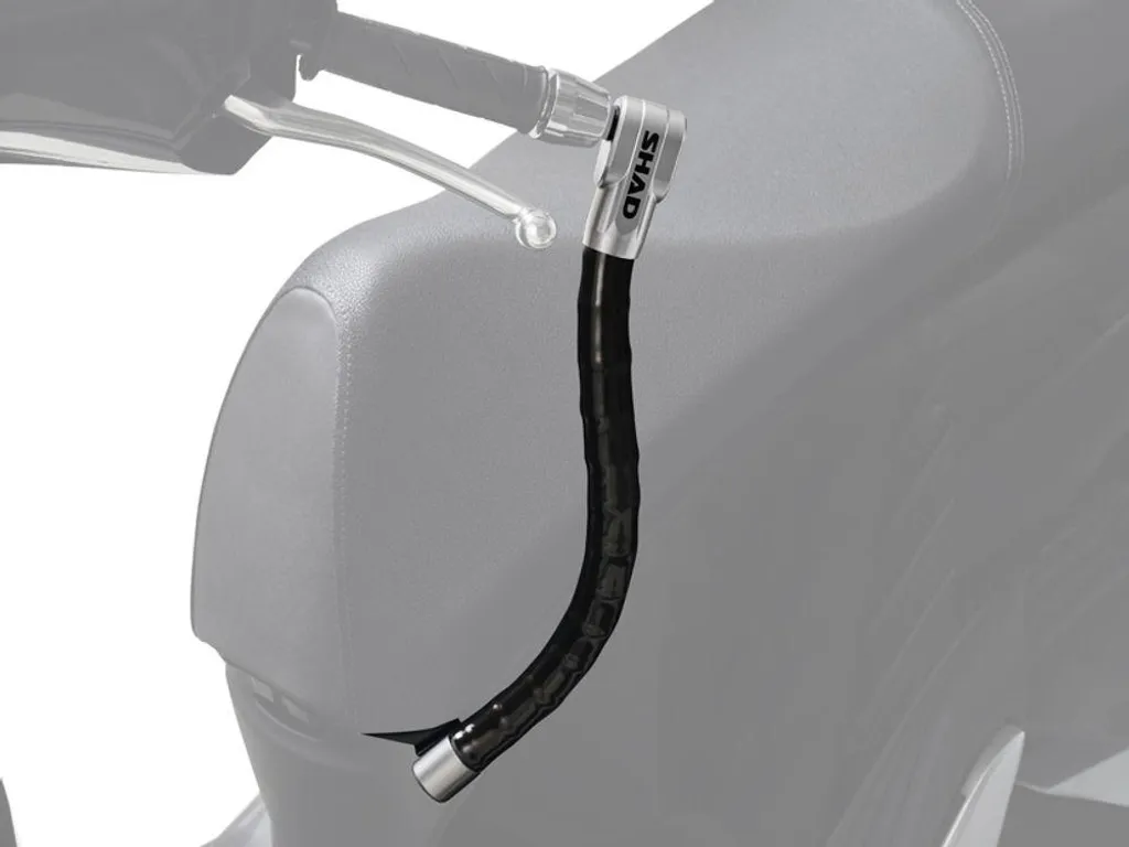 Anti-vol Piaggio Medley : Fixation SHAD pour Câble Guidon Intégrée