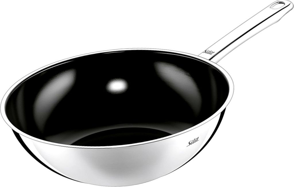 SILIT Wok Pan Wuhan Ø28cm z nehrdzavejúcej ocele Obrázok produktu 