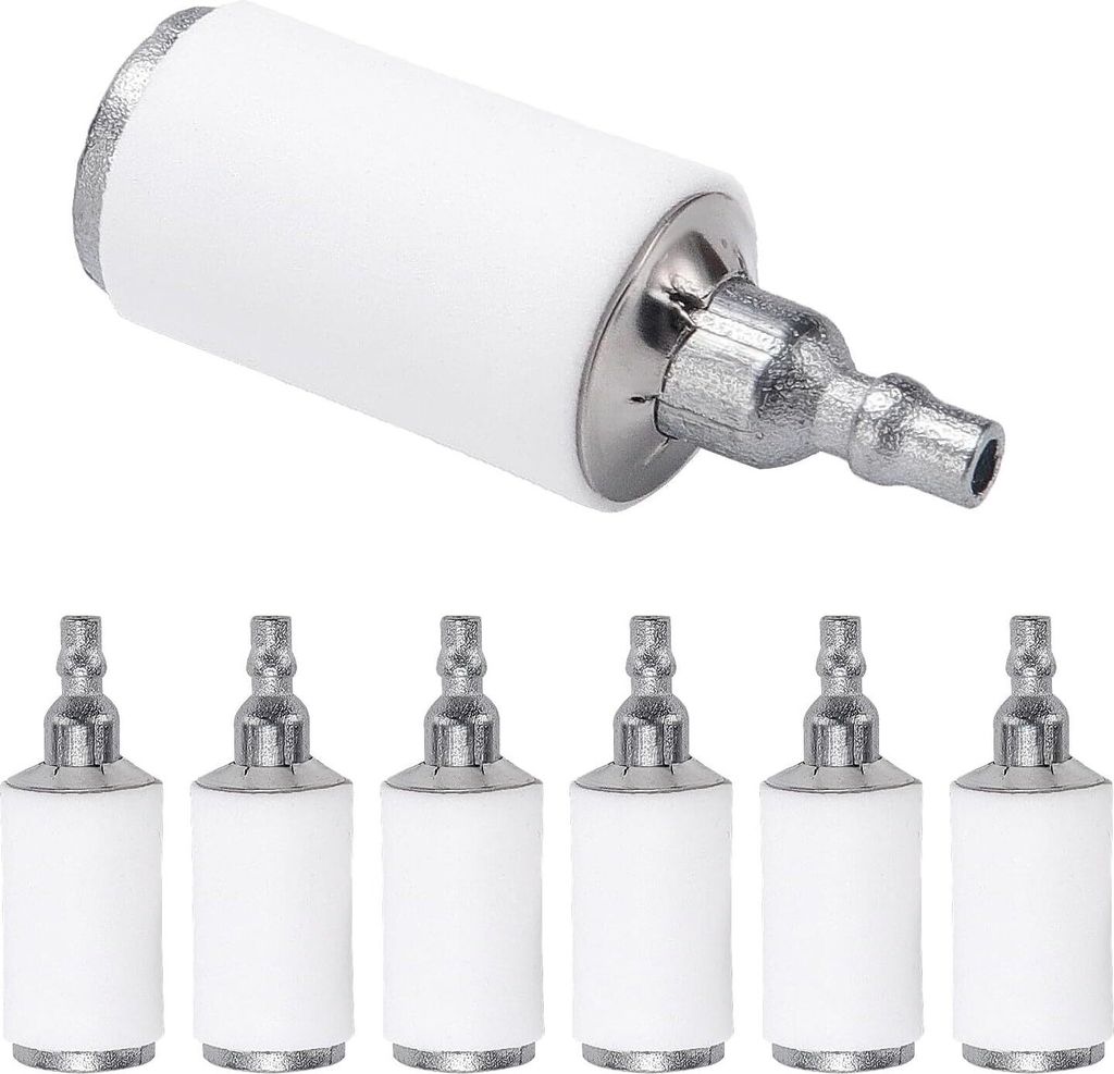 6 Stücke 530095646 Kraftstofffilter für Benzin-Kettensäge, Kraftstoff-Tankfilter passend für Kettensägen, Kraftstofffilter für Kettensäge Tr...