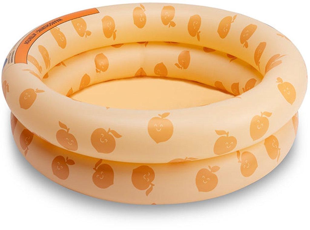 Swim Essentials Swimming Baby Pool 60 cm Orange Peaches 60 x 15 cm | Swimmingpool Planschbecken
