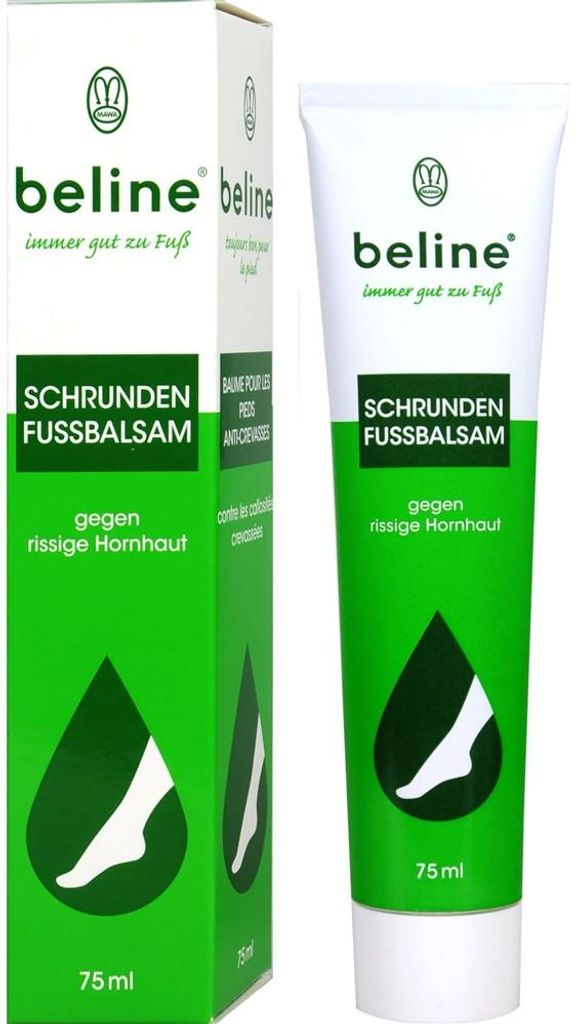 Mawa-Kosmetik Beline Schrunden-Fußbalsam, 2er Pack (2 x 75 Immagine del prodotto 