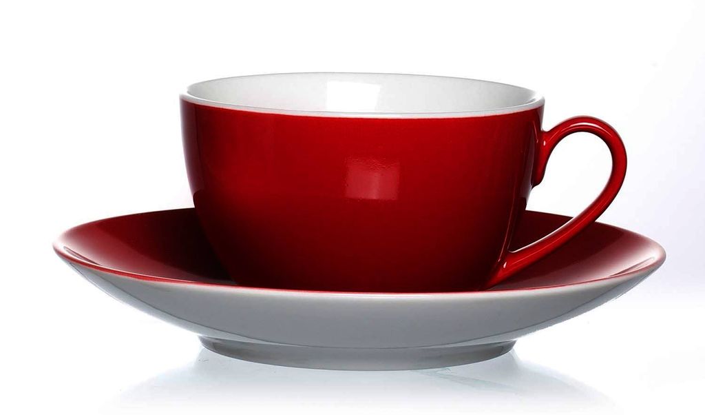 Flirt by R&B DOPPIO, 0,18 l, Rot, Porzellan, Kaffee, 60 mm, Produktbild 