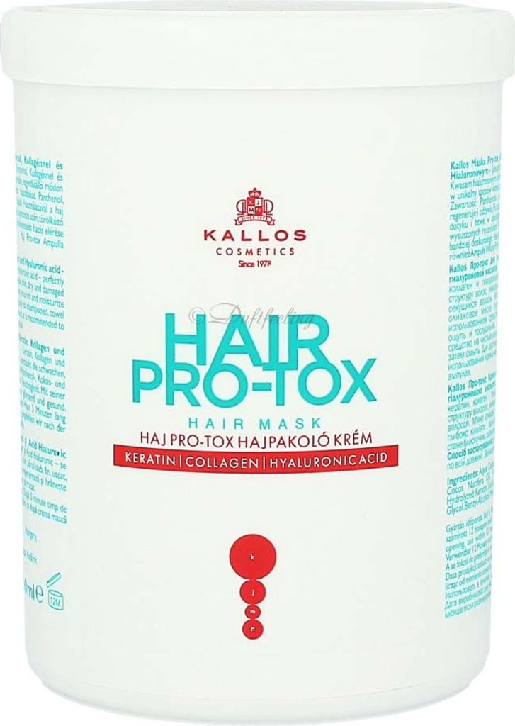 Kallos Kjmn Hair Pro-Tox Hair Mask 1000Ml