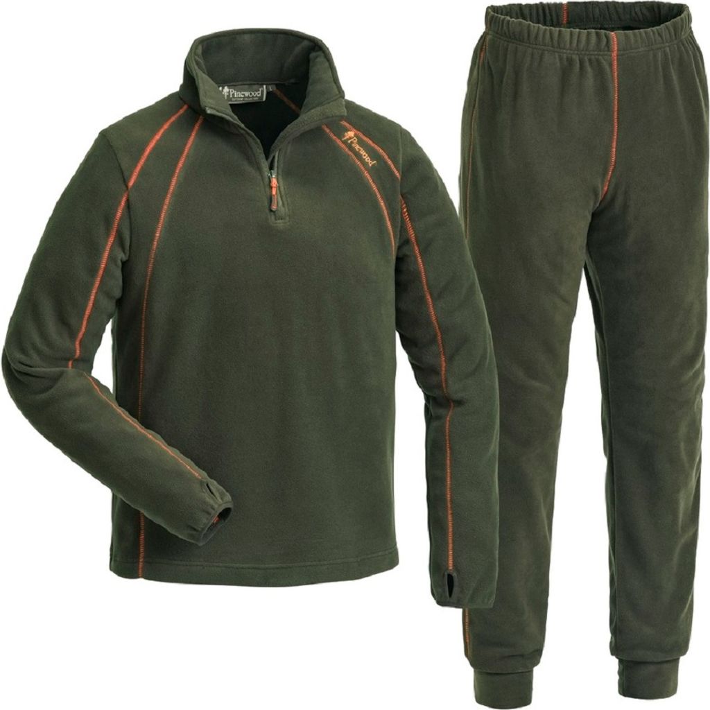 Pinewood 5062 Microfleece Unterwäsche Set Grün (100) XXXL