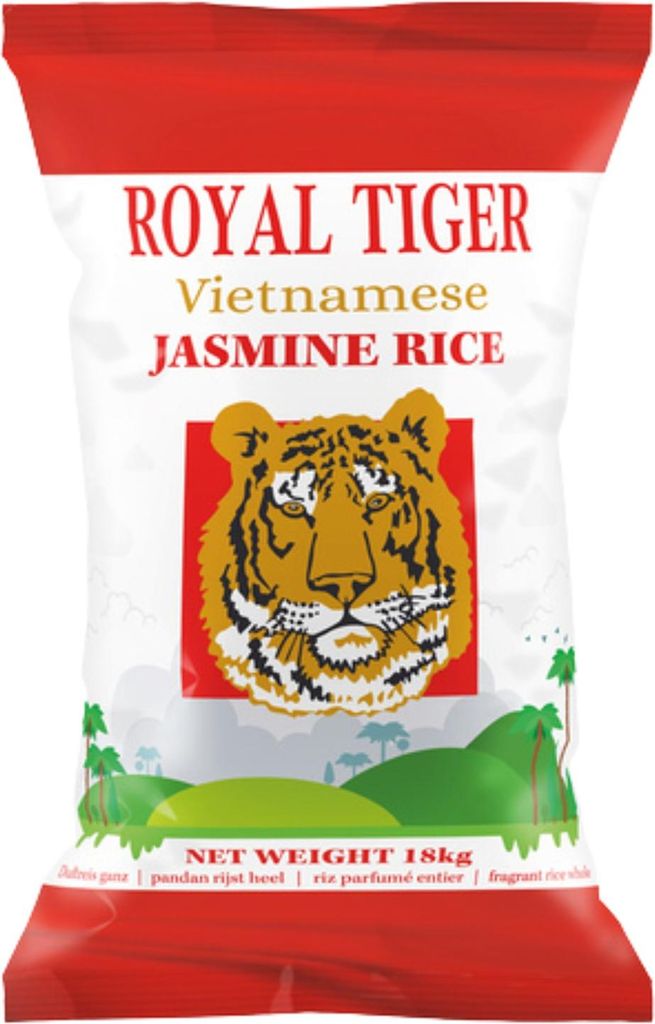 Royal Tiger vietnamská jasmínová rýže, 18 kg, voňavá rýže z Obrázek produktu 