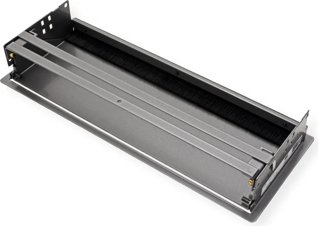 Châssis BACHMANN CONI Large Anthracite avec Brosse de Passage de Câbles