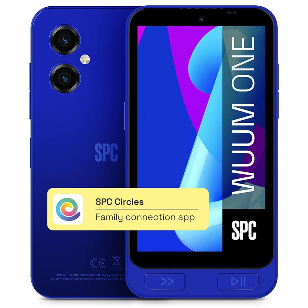 Spc Wuum One, 4/64GB, 5 inch. Één maat / EU-stekker, 220V. Productafbeelding 