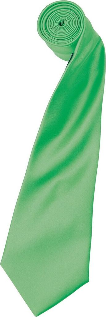 Premier - "Colours" Krawatte für Herren/Damen Uni PC6853 (Einheitsgröße) (Apfelgrün)