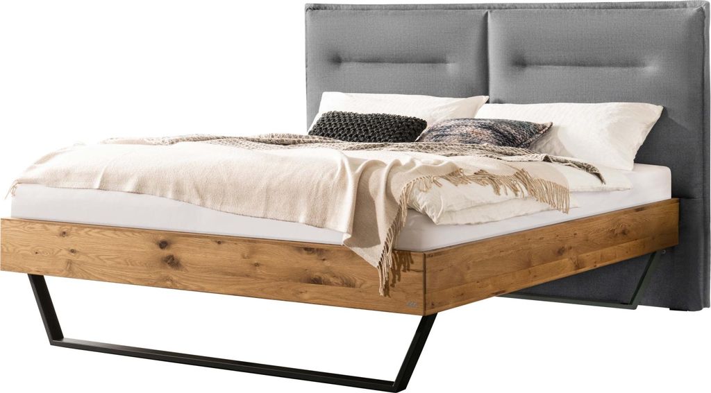HASENA Bergamo Bett Marisa 25 Wildeiche mit hohem Kopfteil 160x200