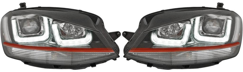 Scheinwerfer Set Hauptscheinwerfersatz für VW Golf VII Produktbild 