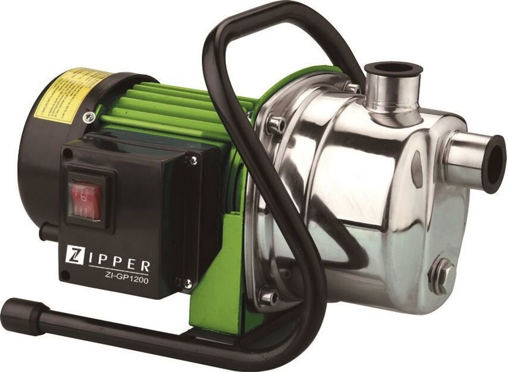 ZIPPER ZI-GP1200 Gartenpumpe Wasserpumpe Druckpumpe Teichpumpe