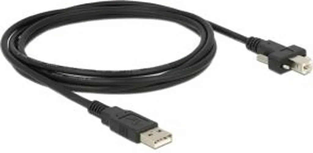 Cavo USB 2.0 Industriale 2m Delock | Viti di Sicurezza Anti-Sconnessione