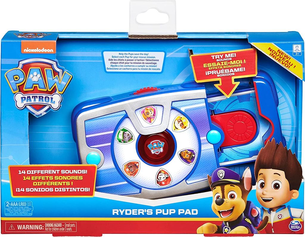 PAW Patrol , Ryders interaktives Paw Pad mit 14 Geräuschen, Produktbild 