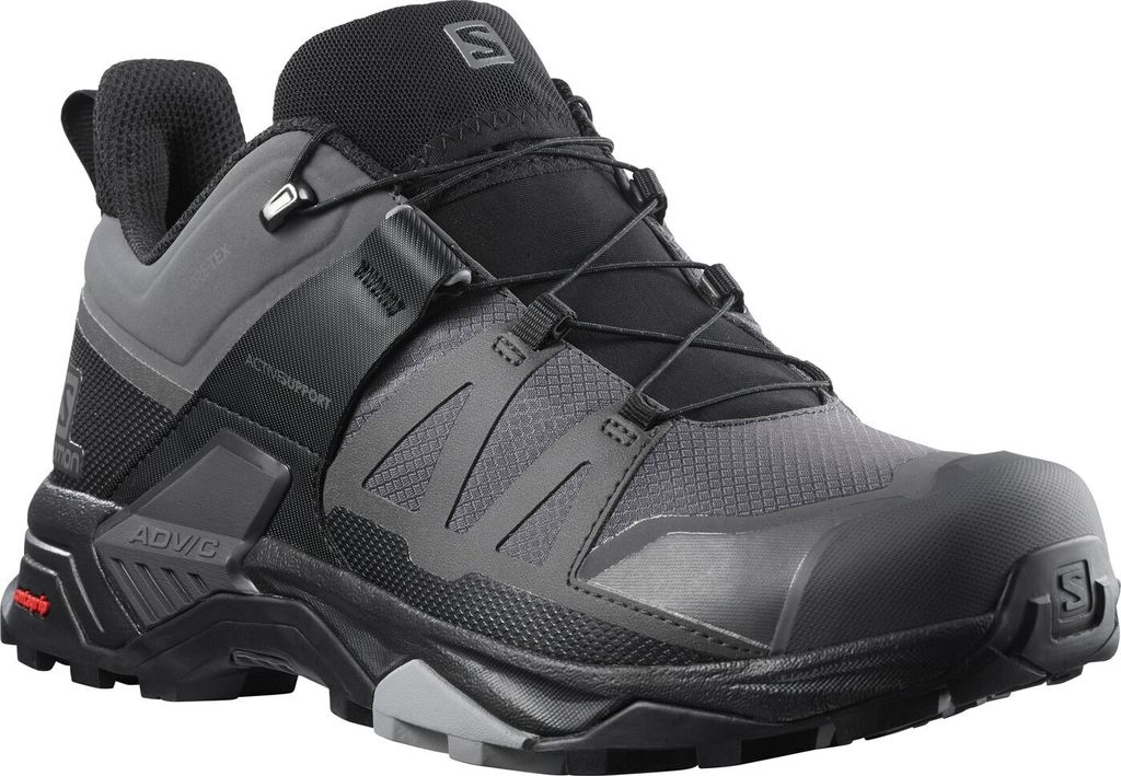 Salomon X Ultra 4 GTX Herren Gore Tex Wanderschuh in Grau, Größe 41 1/3