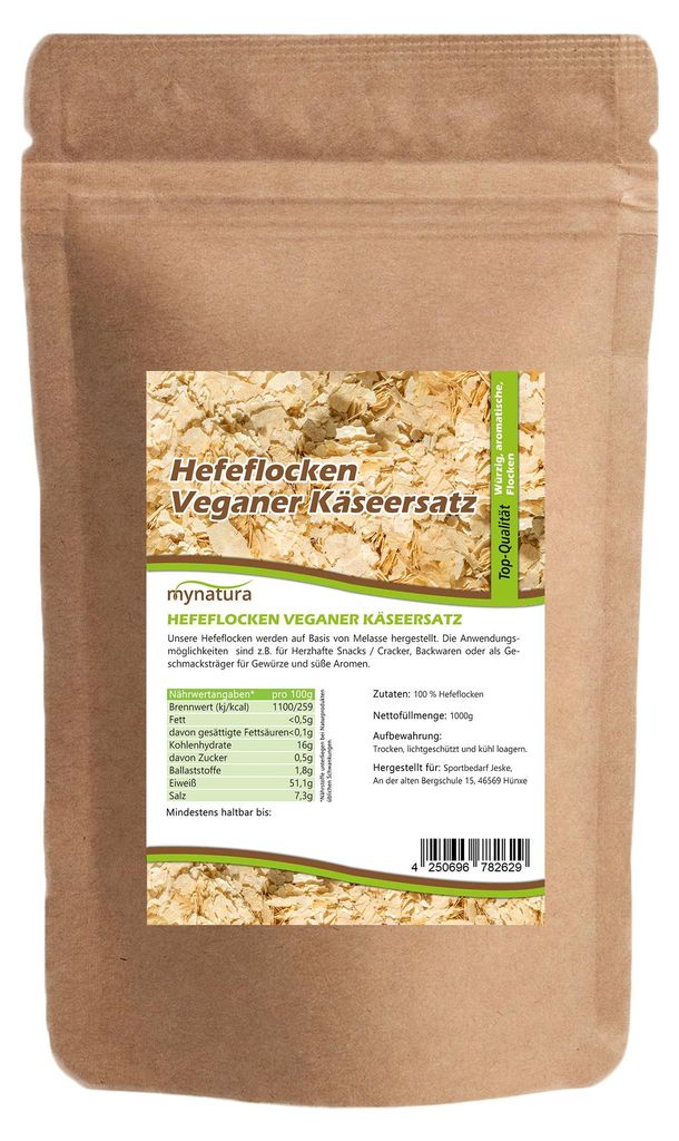 Mynatura Hefeflocken – ab 500g - 500g Produktbild 