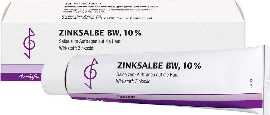 Bombastus Zinc Ointment BW, 10% środek gojący rany, maść 50 Zdjęcie produktu 