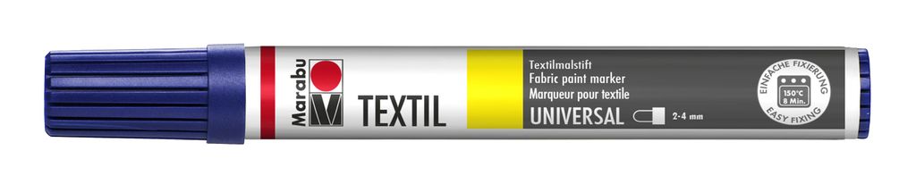 Textil Painter Dunkelblau 053 2-4 mm. Produktbild 