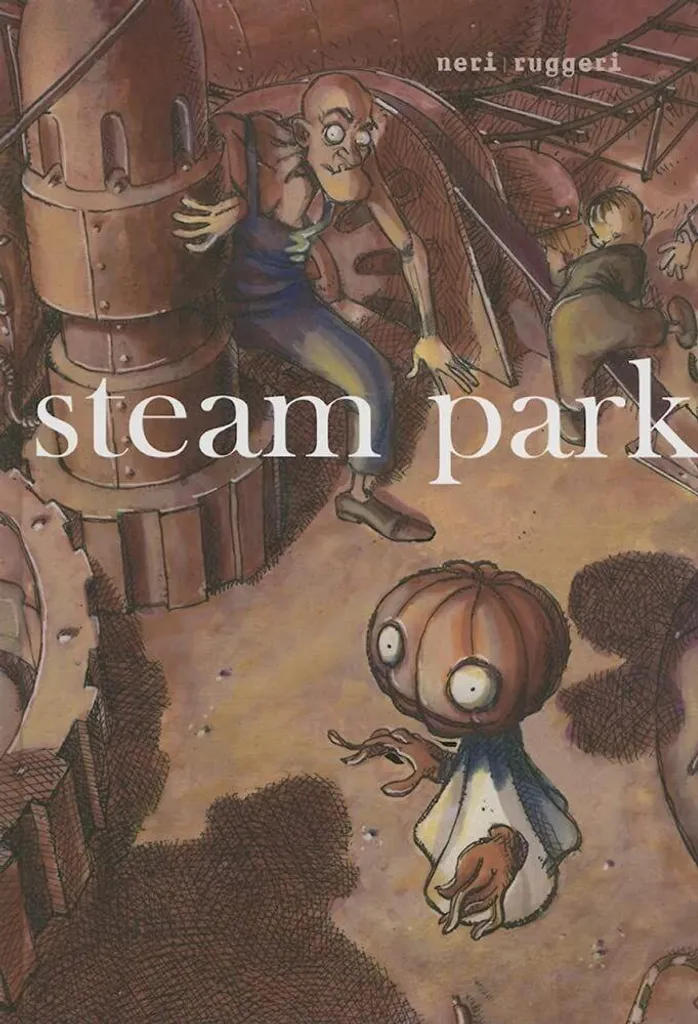 Steam Park jeu de société de gestion de parc d'attractions steampunk