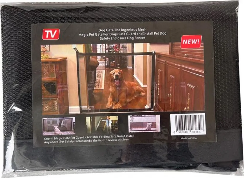 Barrière de sécurité XXL 180x78cm : Stop aux fugues de chiens et chats