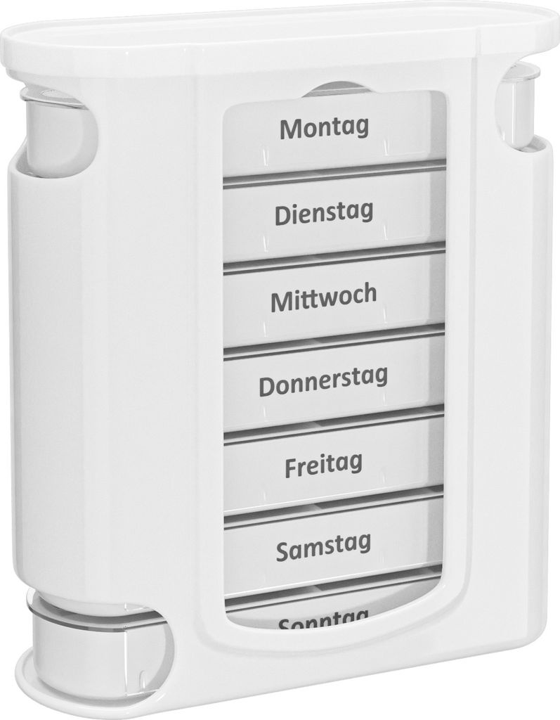 WELLGRO Tablettenbox 7 Tage 4 Fächer – Pillenbox & Produktbild 