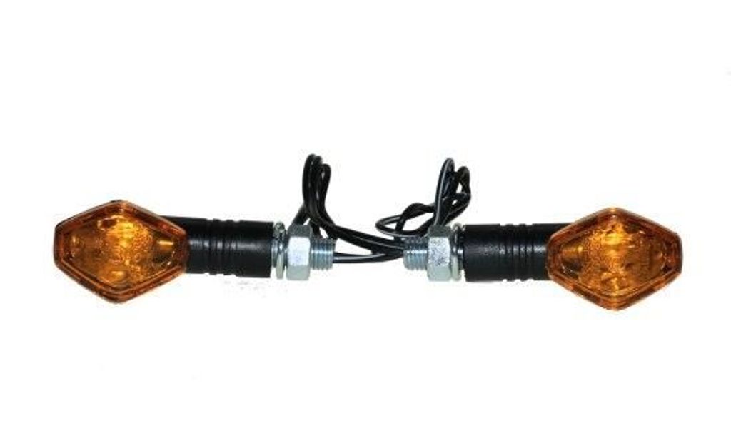 Mini Blinker Set für Motorrrad, Scooter, ATV, Quad mit Produktbild 