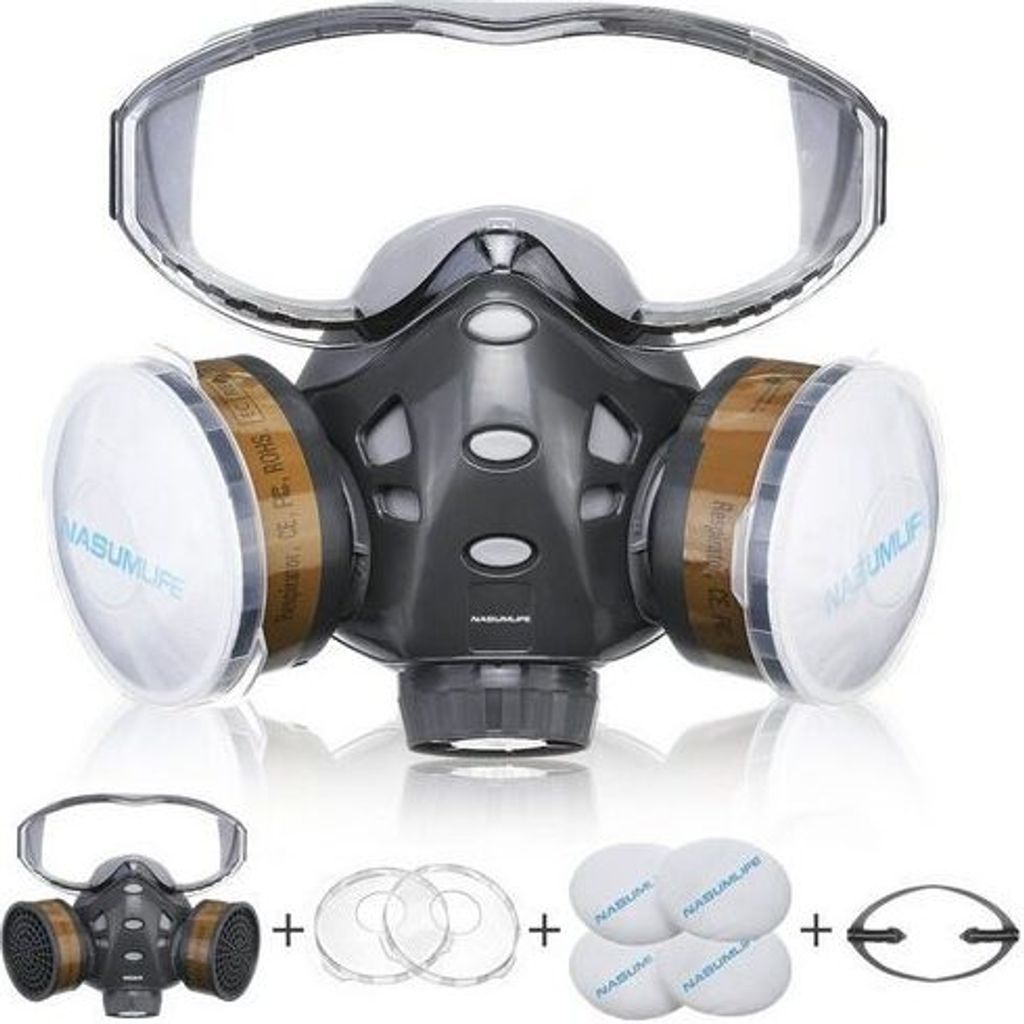 NASUM 8200 Chemische Atemschutzmaske – Gas- & Produktbild 