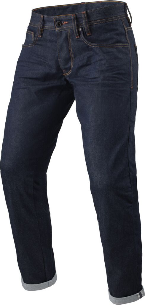 Revit Lewis Selvedge TF Motorrad Jeans, dunkelblau, 32/32