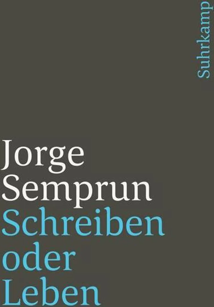 Schreiben oder Leben - Livre de Jorge Semprún broché en édition poche - 2