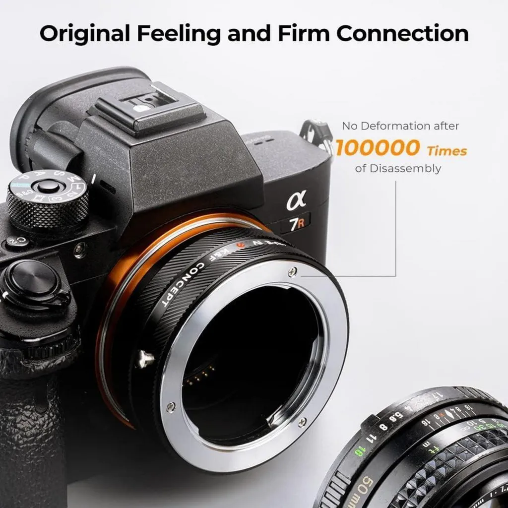 Adaptateur MD-NEX IV pour objectif Minolta MD MC vers Sony E Mount Alpha - 4