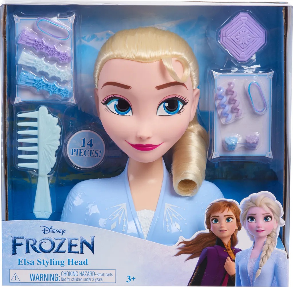 Tête à Coiffer Elsa Frozen 2 Just Play - Fini les Cheveux Emmêlés
