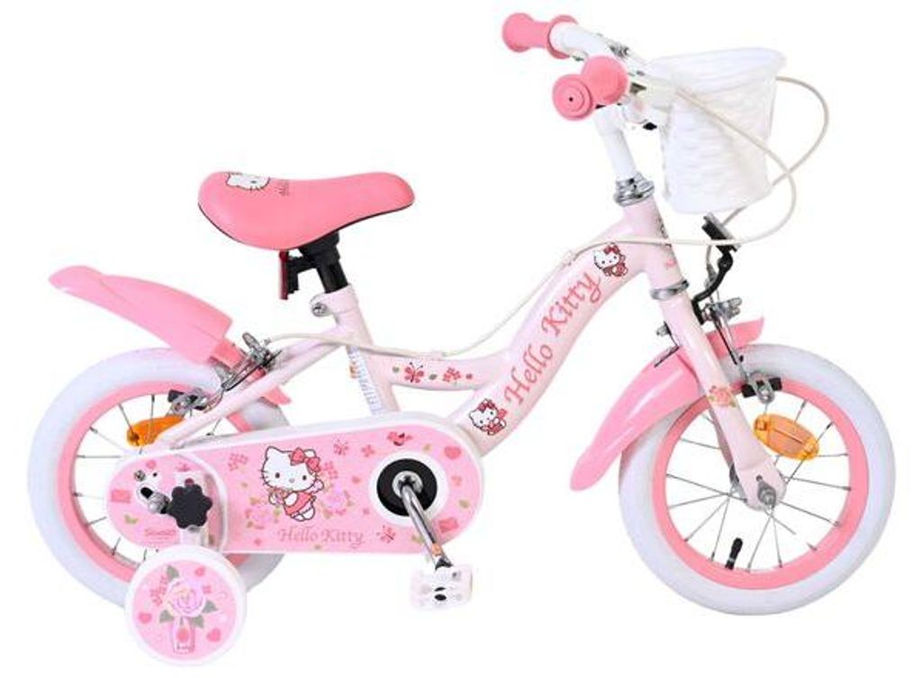 Hello Kitty Kinderfahrrad - Mädchen - 12 Zoll - Rosa - Zwei Produktbild 