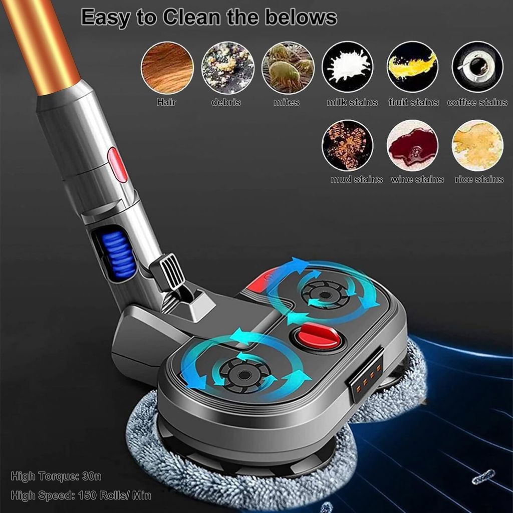 Zodight Elektrischer Wischaufsatz für Dyson V15 V11 V10 V8 Produktbild 3