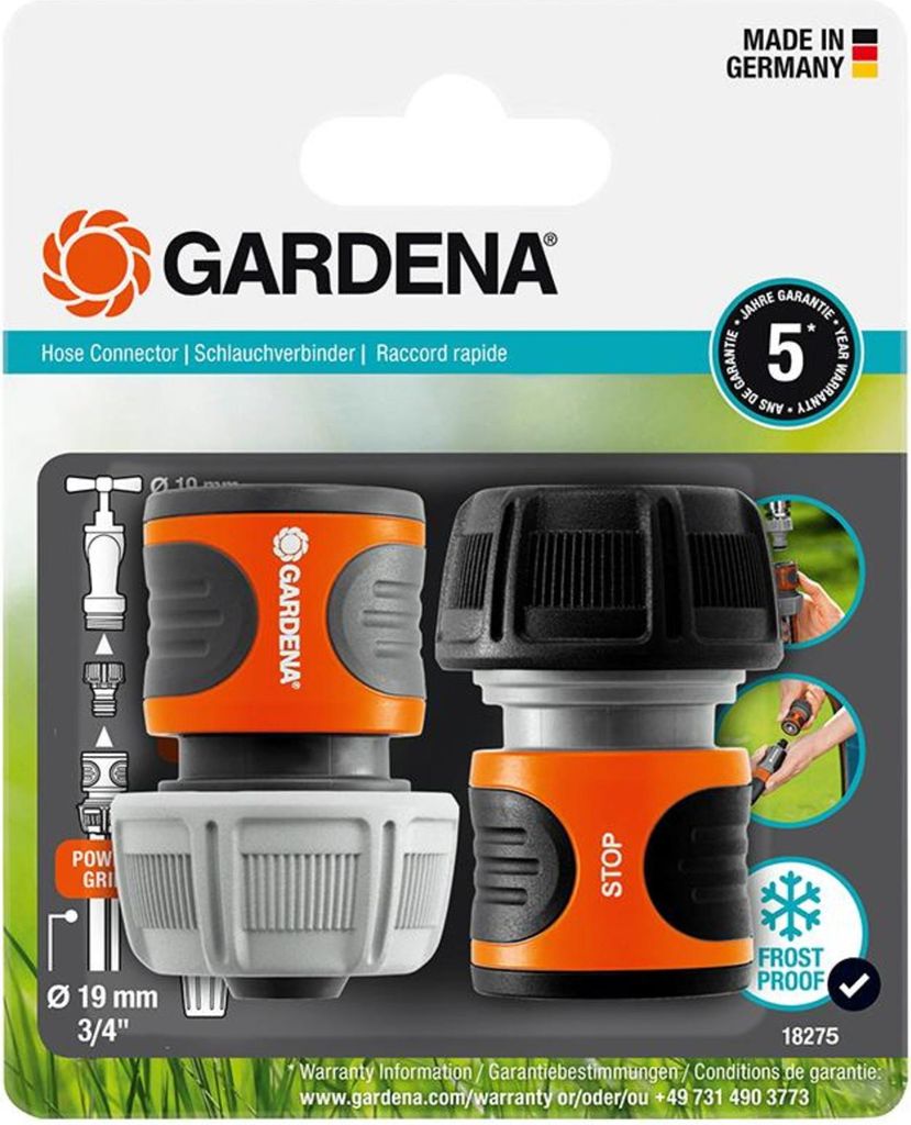Gardena Schlauchverbinder-Satz 19 mm (3/4") Produktbild 