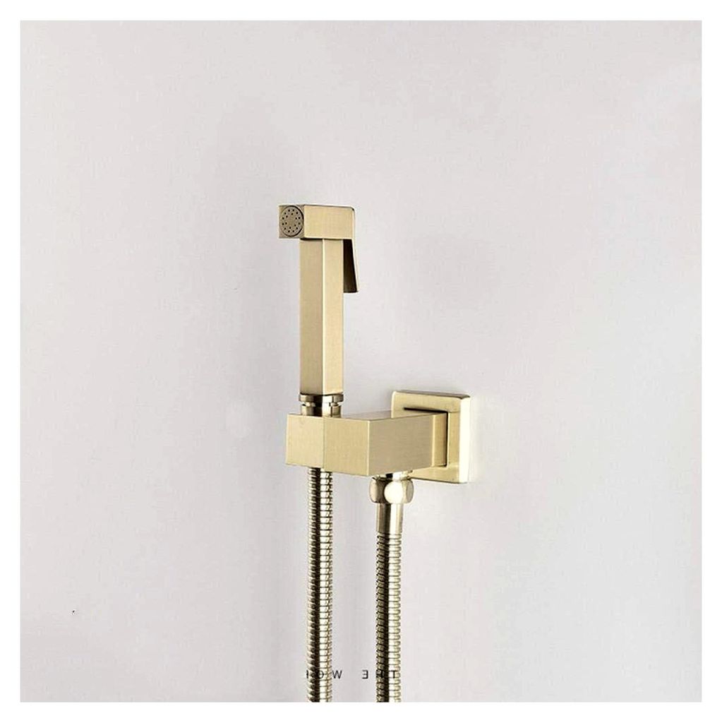 HandheldSprayer WC Edelstahl - BronzeSet WC-Sprühpistole Companion Booster Faucet Wandmontage