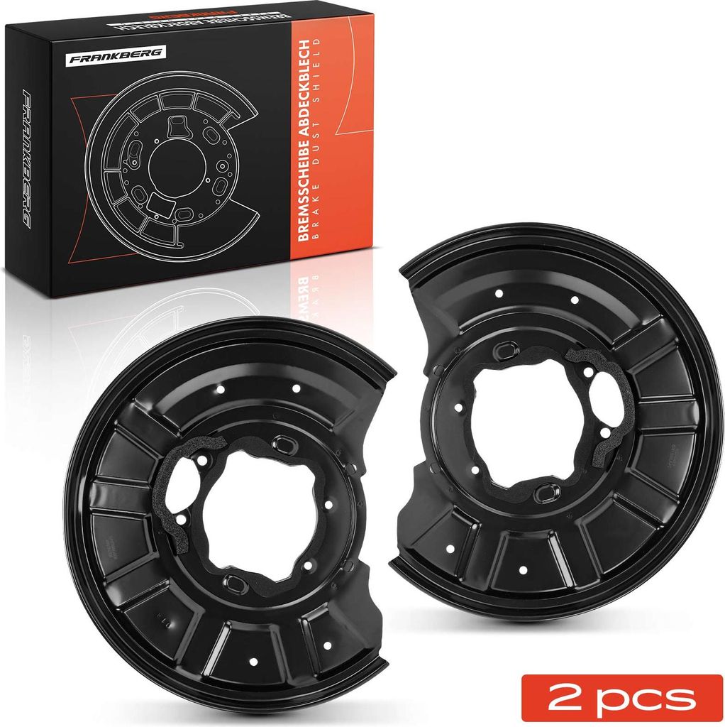 Frankberg 2x Ankerblech Bremsscheibe Hinterachse Beidseitig für Mercedes-Benz E-Klasse W212 S212 CLS C218