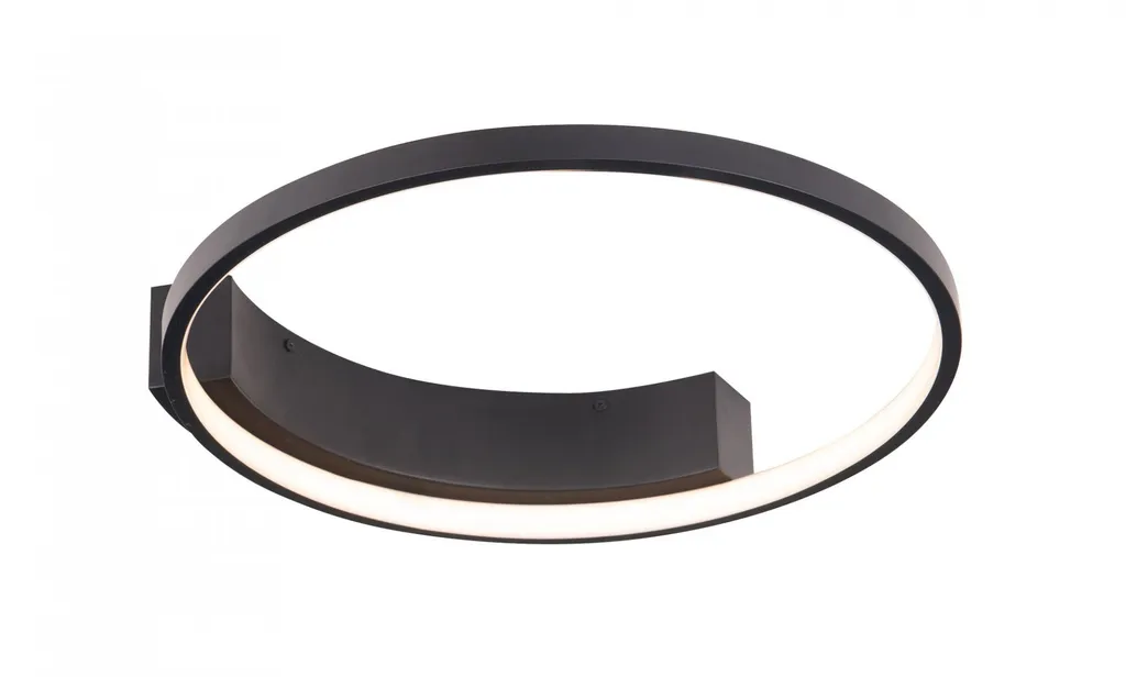 Plafonnier LED Puissant sans Éblouissement VELVET Noir Aluminium
