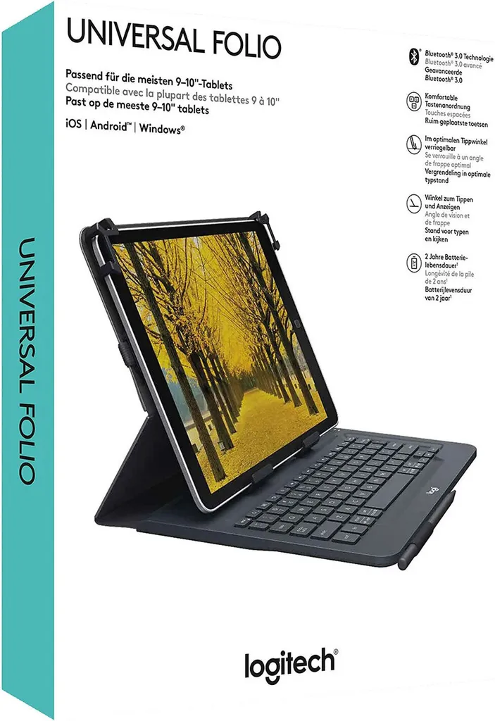 Logitech Universal Clavier et étui : protégez et tapez plus vite sur tablette - 12
