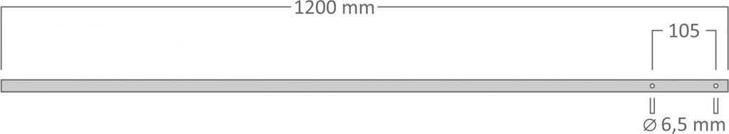 DECOLED Baumspießhalter, 120 cm