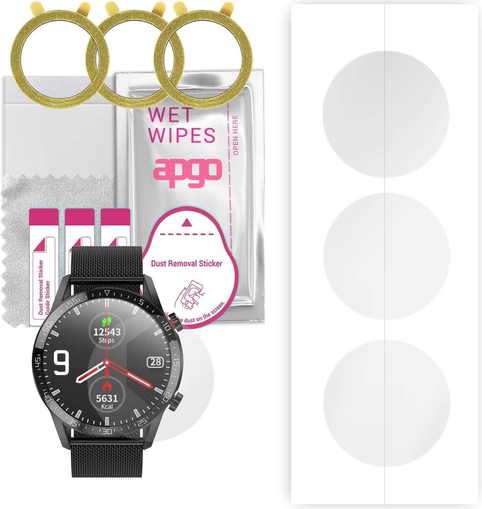 apgo 3 Stück Schutzfolie, klar, kompatibel mit DexXer L13 Produktbild 