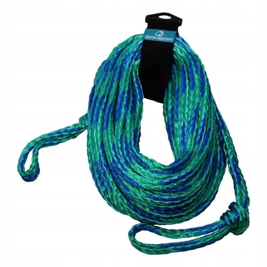 Spinera Towable Rope – Abschleppleine für Tubes & Wasserspielzeug (bis 4 Personen) – 18 m, schwimmfähig